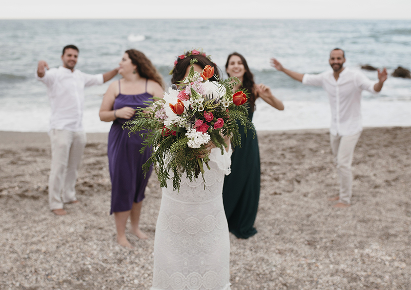 elopement wedding decoração
