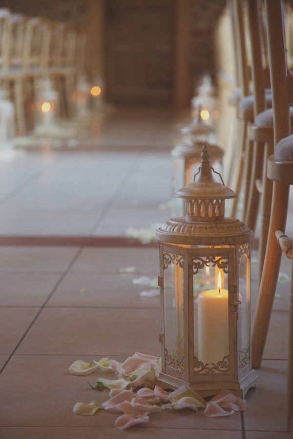 Decoração de casamento com velas