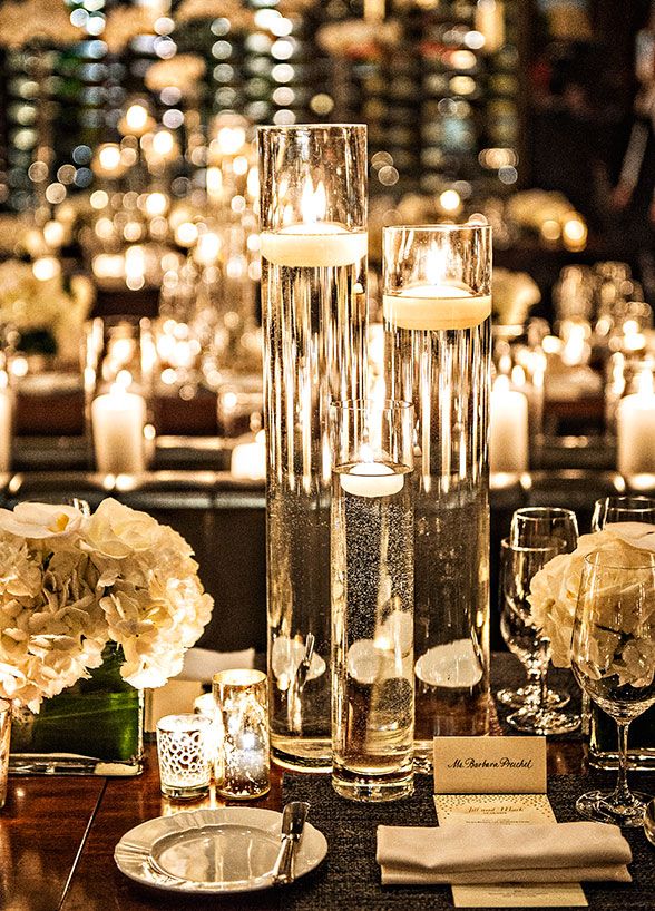 Decoração de casamento com velas