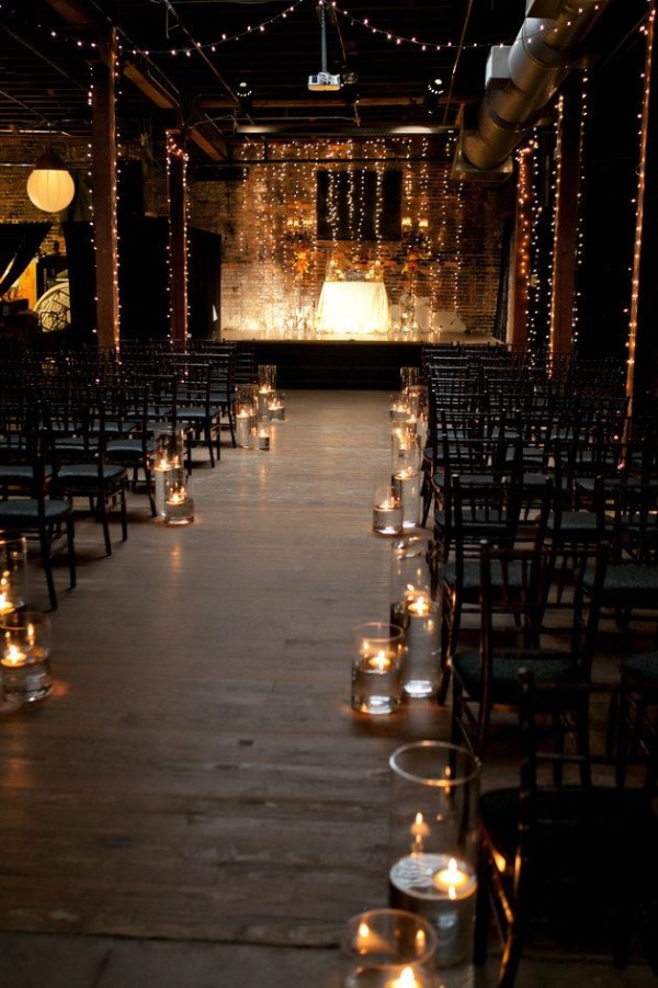 Decoração de casamento com velas