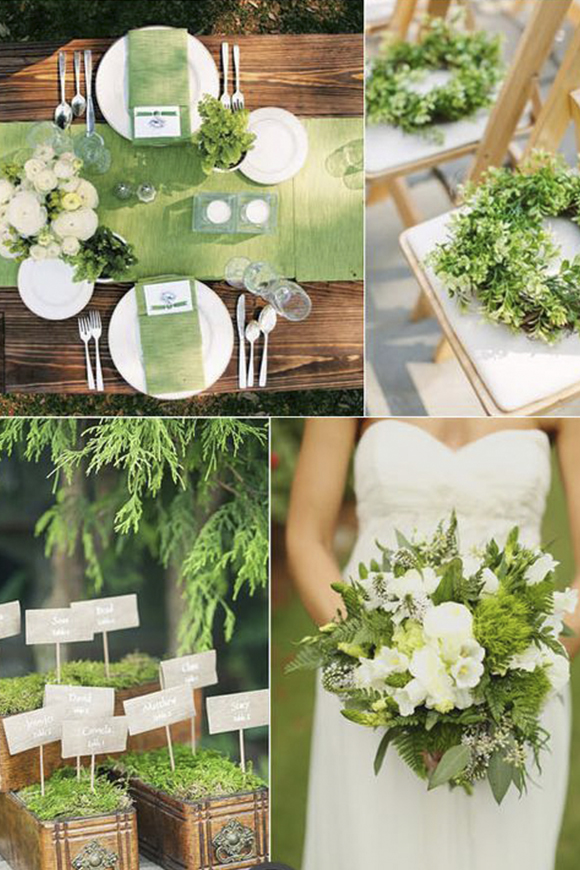 Greenery é a cor mais pedida para decoração de casamentos